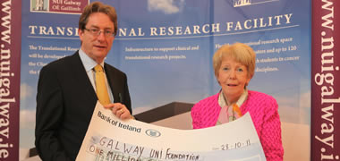 NBCRI Donate €1 Million for Medical Research Facility at NUI Galway-image